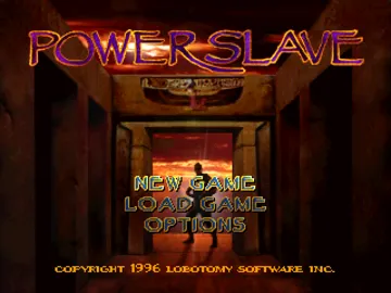 Powerslave (US) screen shot title